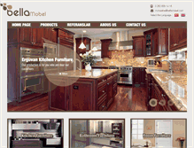 Tablet Screenshot of bellamobel.com